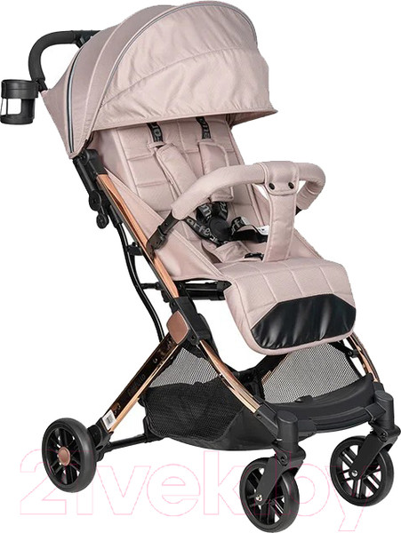 Изображение товара Детская прогулочная коляска Farfello Comfy Go Comfort / CG-404 (бежевый/золото)