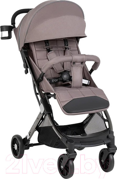 Изображение товара Детская прогулочная коляска Farfello Comfy Go Comfort / CG-302 (серый/черный хром)
