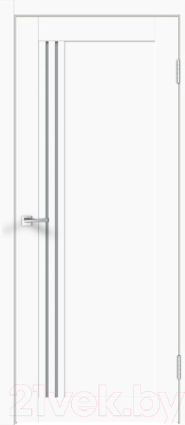 Изображение товара Дверь межкомнатная Velldoris Xline 8 70x200 (белый эмалит/стекло мателюкс)