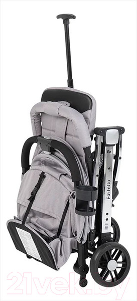 Изображение товара Детская прогулочная коляска Farfello Comfy Go Comfort / CG-105 (блестящий серый)