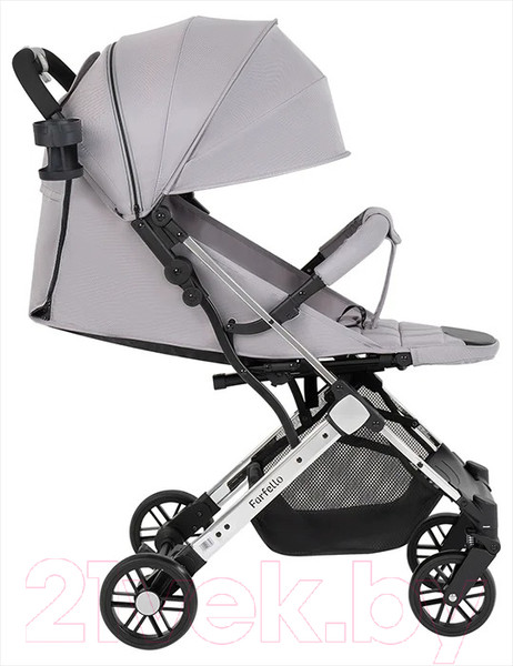 Изображение товара Детская прогулочная коляска Farfello Comfy Go Comfort / CG-105 (блестящий серый)