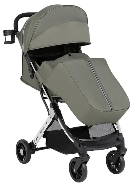 Изображение товара Детская прогулочная коляска Farfello Comfy Go Comfort / CG-103 (зеленый/серебристый)