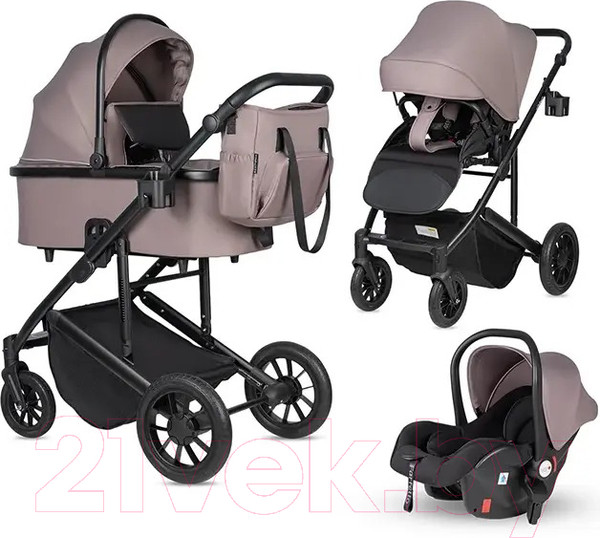 Изображение товара Детская универсальная коляска Farfello Sola Trio Comfort 3 в 1 / SOLA-4 (серый)
