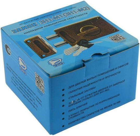 Изображение товара Замок накладной Меттэм ЗН1-М1 (медь)