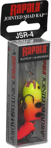 Изображение товара Воблер Rapala Jointed Shad Rap / JSR04-FPN