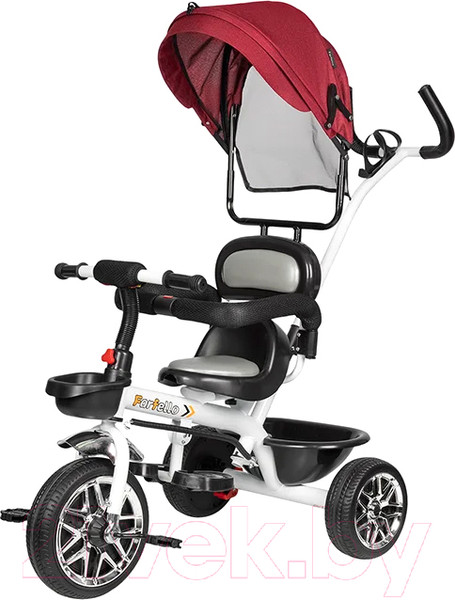 Изображение товара Трехколесный велосипед с ручкой Farfello PLK-054 (красный)