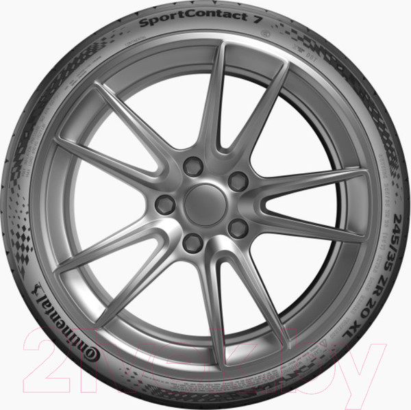 Изображение товара Летняя шина Continental SportContact 7 295/35R21 107Y MO (Mercedes)