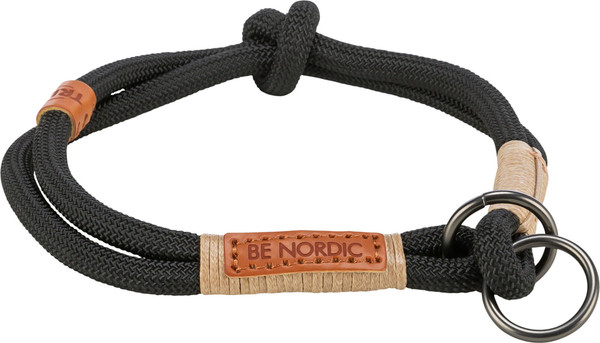 Изображение товара Ошейник-полуудавка Trixie Be Nordic 17285 (L, черный/песочный)