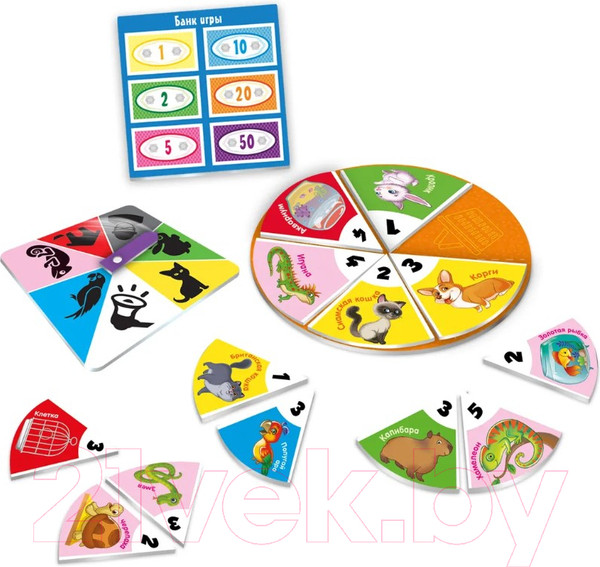 Изображение товара Настольная игра Русский стиль Мой Зоомагазин / 02075