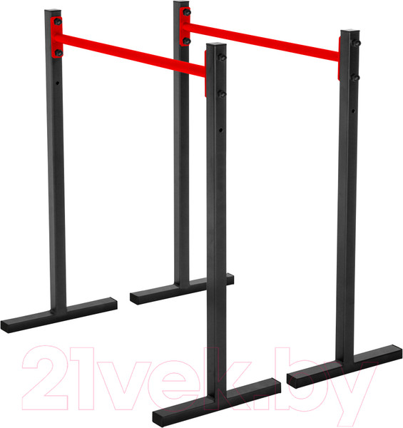 Изображение товара Брусья Absolute Champion Хайлетсы №2 / АЧ 9666 (красный/черный)