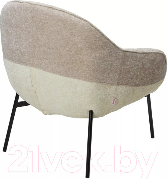 Изображение товара Кресло мягкое M-City Sion / 629M05441 (3018-01 белый/3018-10 бежевый шенилл/черный)