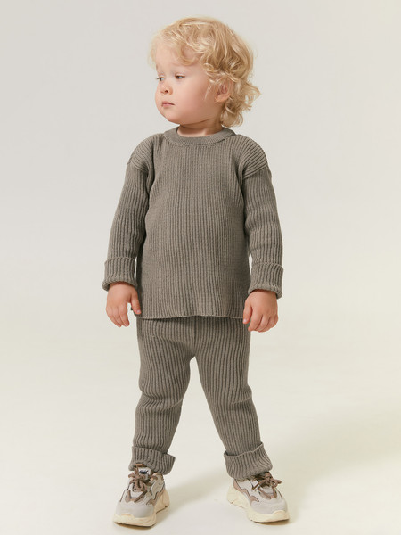 Изображение товара Костюм для малышей Amarobaby Noodles / AB-OD23-11N/12-86 (коричневый, р.86)