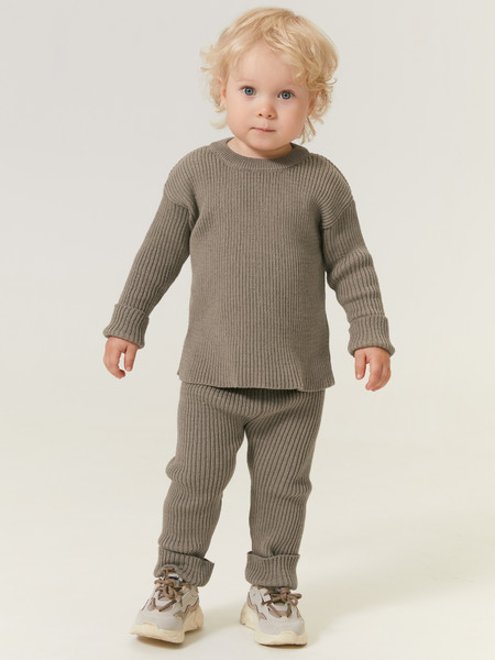 Изображение товара Костюм для малышей Amarobaby Noodles / AB-OD23-11N/12-92 (коричневый, р.92)