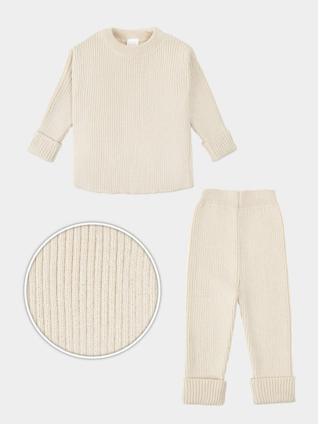 Изображение товара Костюм для малышей Amarobaby Noodles / AB-OD23-11N/33-74 (молочный, р.74)