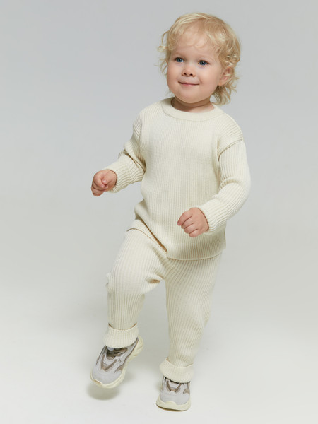 Изображение товара Костюм для малышей Amarobaby Noodles / AB-OD23-11N/33-92 (молочный, р.92)