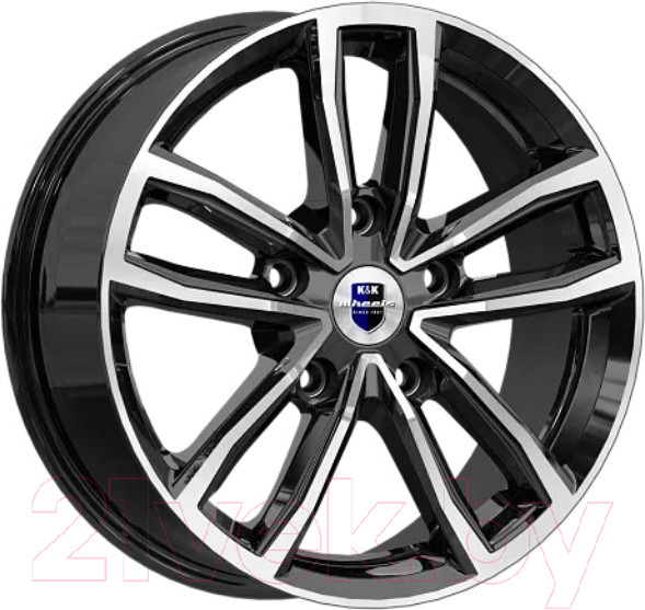 Изображение товара Литой диск K&K Каланг 17x6.5" 5x139.7мм DIA 98.1мм ET 40мм Алмаз черный