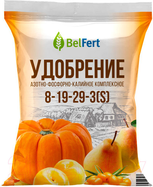 Изображение товара Удобрение BelFert АФК Комплексное 8-19-29 (1кг)