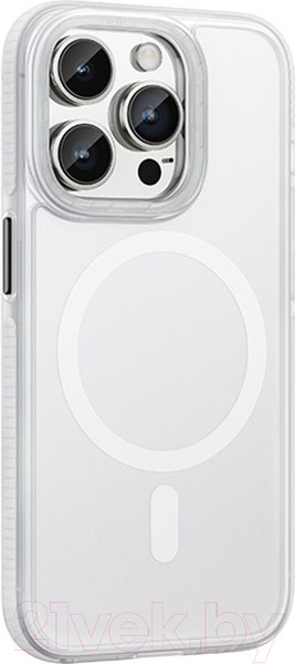 Изображение товара Чехол-накладка Hoco AS2 для iPhone 15 Pro магнитный противоударный (белый)