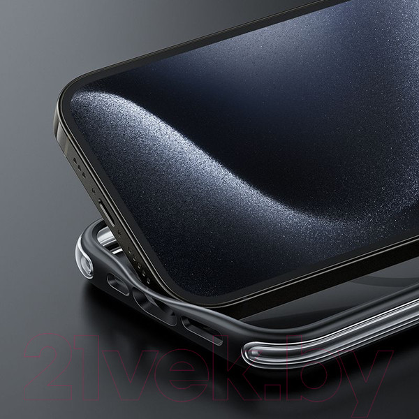 Изображение товара Чехол-накладка Hoco AS5 для iPhone 15 Pro Max магнитный противоударный (синий)