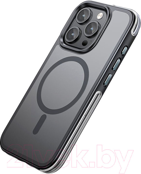 Изображение товара Чехол-накладка Hoco AS5 для iPhone 15 Pro Max магнитный противоударный (черный)