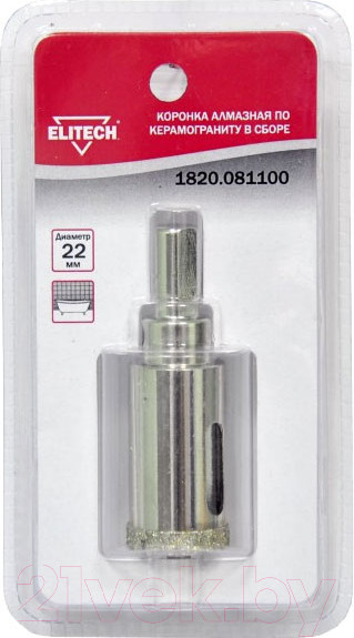 Изображение товара Коронка Elitech 1820.081100