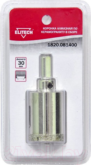 Изображение товара Коронка Elitech 1820.081400