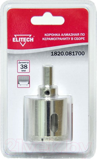 Изображение товара Коронка Elitech 1820.081700