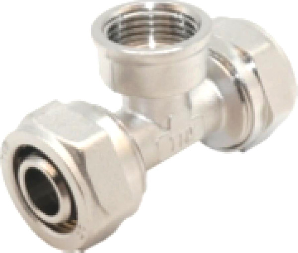 Изображение товара Тройник Tim 16x1/2штx16 / C-T160216MN