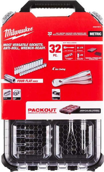 Изображение товара Набор головок слесарных Milwaukee 4932478813