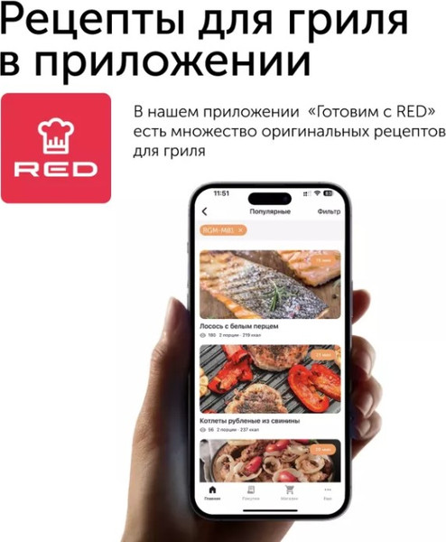 Изображение товара Электрогриль RED solution SteakPRO RGM-M81
