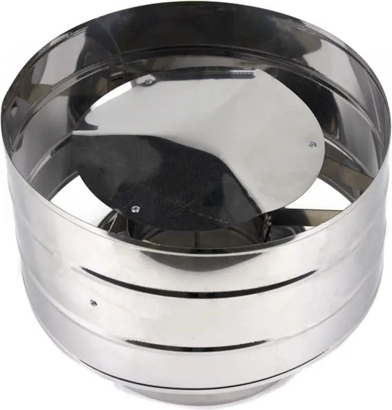 Изображение товара Дефлектор для дымохода Гефест Сталь 150x200 AISI 430/430 0.5мм/0.5мм (К) тип 2