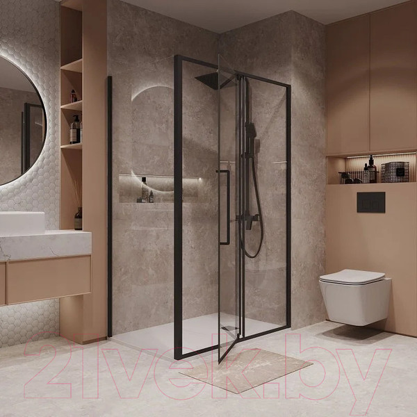 Изображение товара Душевая стенка Niagara NG-A80B-34 80x195