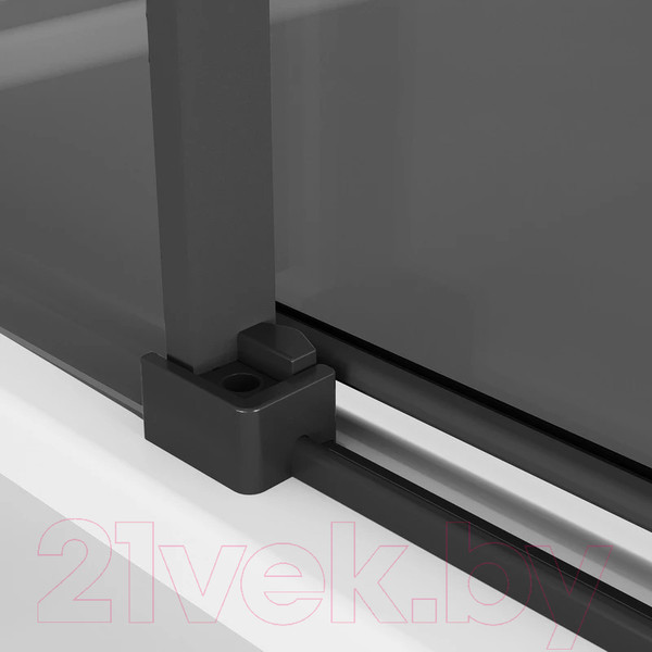 Изображение товара Душевой уголок Niagara NG-2828-34BLACK 80x80x195 (черный матовый/тонированное стекло)