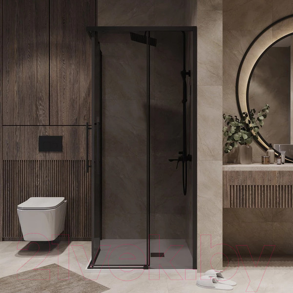 Изображение товара Душевой уголок Niagara NG-2829-34BLACK 90x90x195 (черный матовый/тонированное стекло)