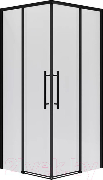 Изображение товара Душевой уголок Niagara NG-6829-34BLACK 90x90x195 (черный матовый/прозрачное стекло)