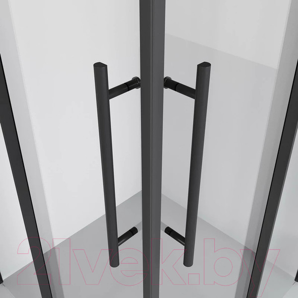 Изображение товара Душевой уголок Niagara NG-6829-34BLACK 90x90x195 (черный матовый/прозрачное стекло)