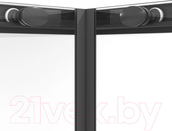 Изображение товара Душевой уголок Niagara NG-6829-34BLACK 90x90x195 (черный матовый/прозрачное стекло)