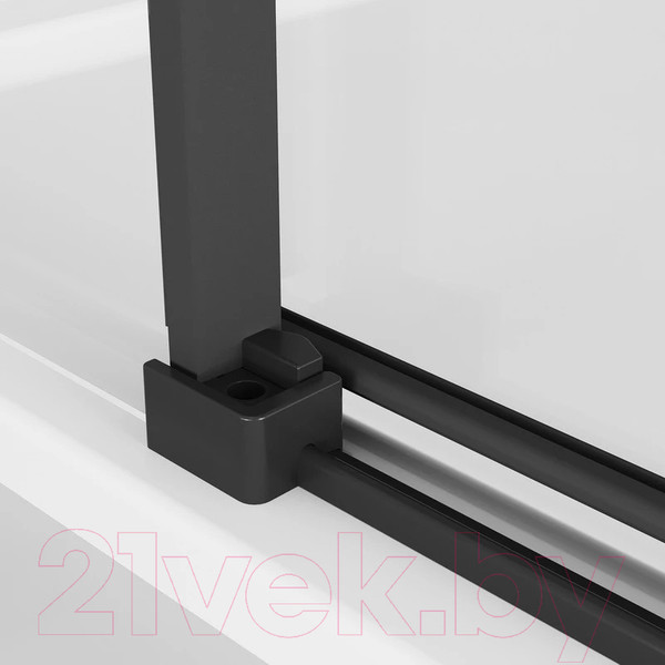 Изображение товара Душевой уголок Niagara NG-6830-34BLACK 100x100x195 (черный матовый/прозрачное стекло)