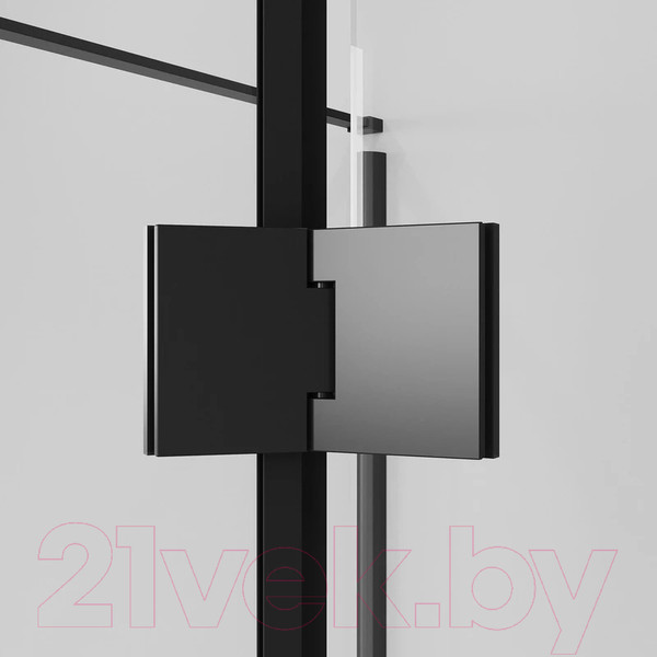 Изображение товара Душевой уголок Niagara NG-6832-34BLACK 100x100x195 (черный матовый/прозрачное стекло)