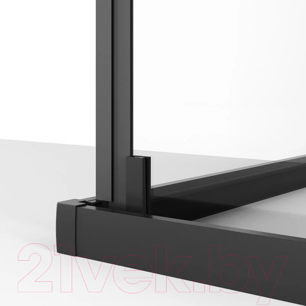 Изображение товара Душевой уголок Niagara NG-6833-34BLACK 90x90x195 (черный матовый/прозрачное стекло)