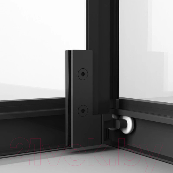 Изображение товара Душевой уголок Niagara NG-6833-34BLACK 90x90x195 (черный матовый/прозрачное стекло)