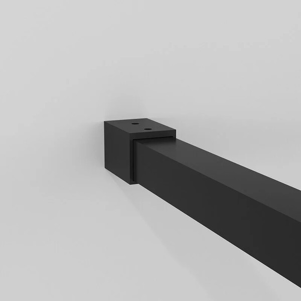 Изображение товара Душевая стенка Niagara NG-670-10ВLACK 100x195 (черный матовый/прозрачное стекло)