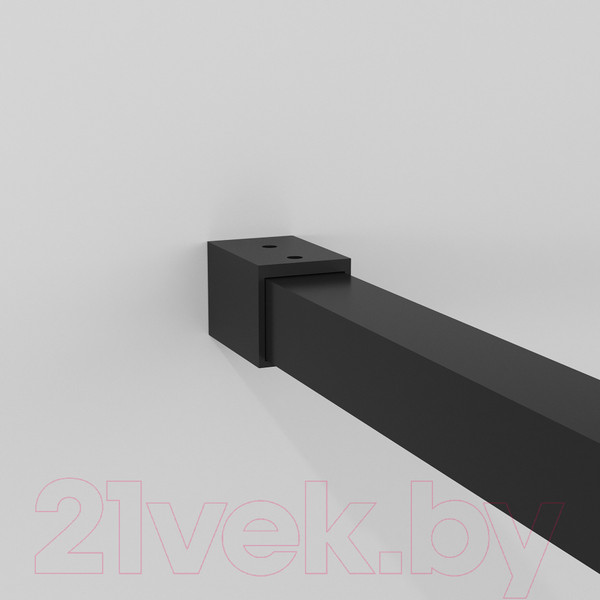 Изображение товара Душевая стенка Niagara NG-670-80ВLACK 80x195 (черный матовый/прозрачное стекло)