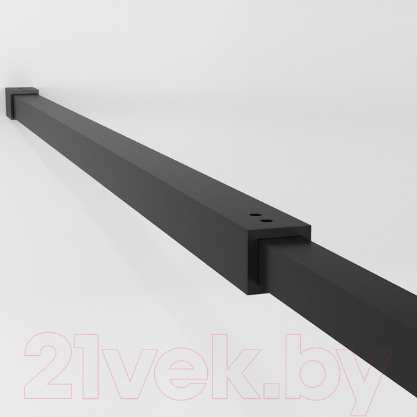 Изображение товара Душевая стенка Niagara NG-686-12BLACK 120x195 (черный матовый/прозрачное стекло)