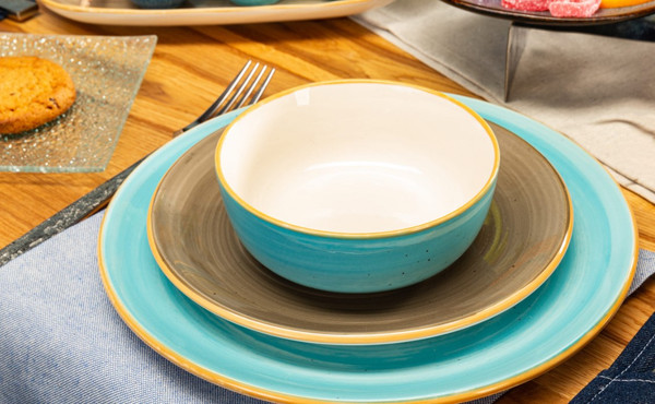 Изображение товара Тарелка столовая обеденная Corone Aqua кт0149