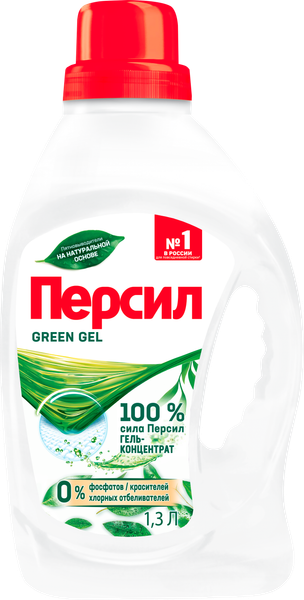 Изображение товара Гель для стирки Персил Green Gel (1.3л)
