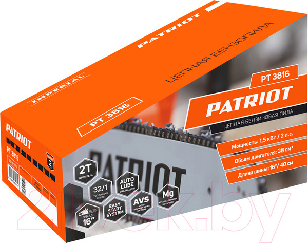 Изображение товара Бензопила цепная PATRIOT PT 3816 Imperial