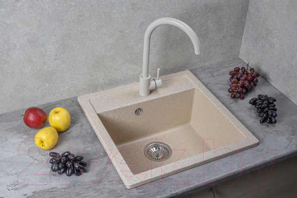 Изображение товара Мойка кухонная БелЭворс Rio (темно-бежевый)