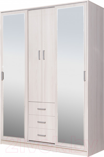 Изображение товара Шкаф-купе Рэйгрупп 160 VH Elza EL-01.01 (ясень снежный)