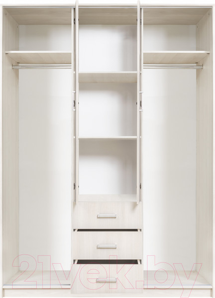 Изображение товара Шкаф-купе Рэйгрупп 160 VH Elza EL-01.01 (ясень снежный)
